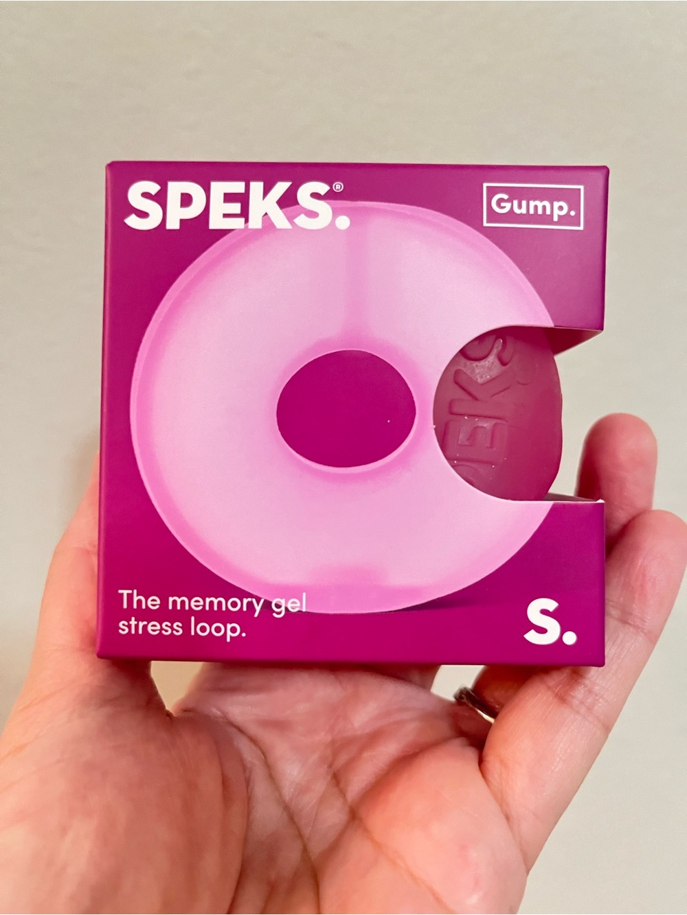 SPEKS Gump Memory Gel Stress Loop Fidget Toy🌸